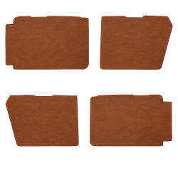 KIT DE 4 PANNEAUX NOIR POUR PORTE DE 2 CV VERSION PETIT MODELE