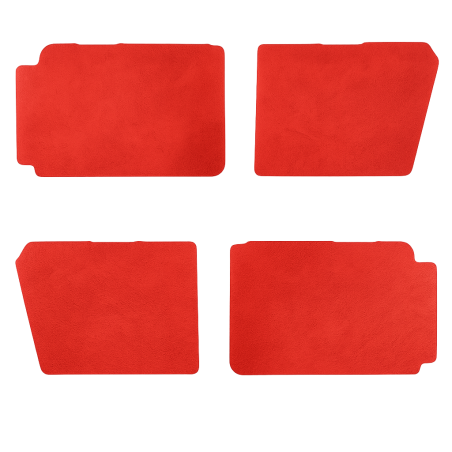 KIT DE 4 PANNEAUX DE PORTES NOIR 2CV6 PETIT MODELE