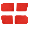 KIT DE 4 PANNEAUX NOIR POUR PORTE DE 2 CV VERSION PETIT MODELE
