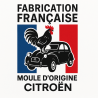 CAPOTE 2CV FERMETURE EXTÉRIEURE