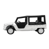 JEU DE BACHE  AVEC PORTE ENTOILEE POUR MEHARI PARE BRISE ALUMINIUM