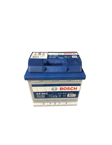BATTERIE BOSCH 12 VOLTS 52 AH.470EN.AVEC ACIDE