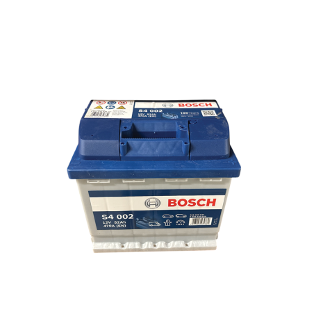 BATTERIE BOSCH 12 VOLTS 52 AH.470EN.AVEC ACIDE