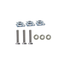 KIT VISSERIE CHARNIERE FIXE MEHARI Ø 7 + AGRAFES (LOT DE...