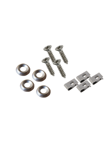 AGRAFES  + VIS INOX AVEC CUVETTE FIXATION TOLE...