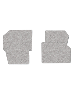 KIT DE 4 PANNEAUX GRIS MOUCHETÉ POUR PORTE DE 2 CV...