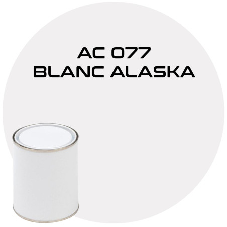 PEINTURE AC 077  BLANC ALASKA  1KG 