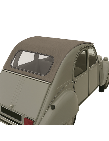 CAPOTE 2CV FERMETURE INTERIEURE GRIS MOYEN