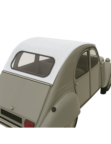 CAPOTE 2CV FERMETURE EXTERIEURE BLANCHE