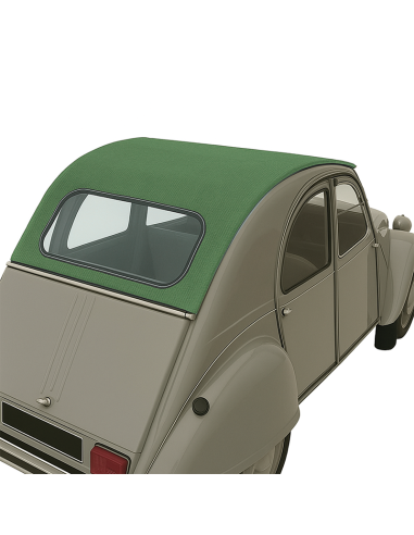 CAPOTE 2CV FERMETURE EXTERIEURE VERT ARDENNE