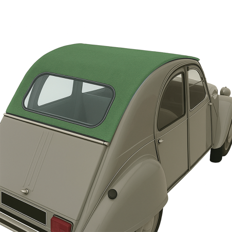 CAPOTE 2CV FERMETURE EXTERIEURE VERT ARDENNE