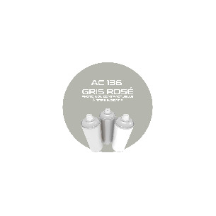 AEROSOL GRIS ROSE  AC136  400 ML