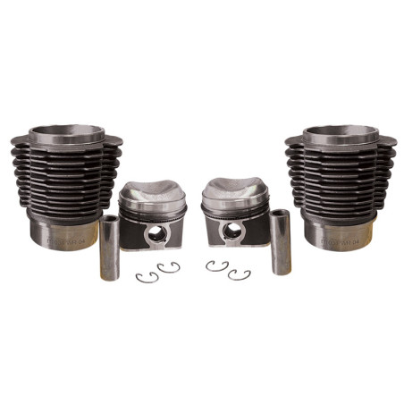 JEU DE 2 CYLINDRES AVEC PISTONS 602CM3 MARQUE MAHLE