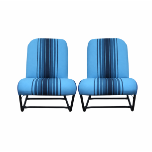 KIT GARNITURES 2CV 2 SIÈGES AVANT ASYM. TISSU ORIGINE...