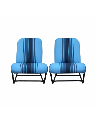 KIT GARNITURES 2CV 2 SIÈGES AVANT ASYM. TISSU...