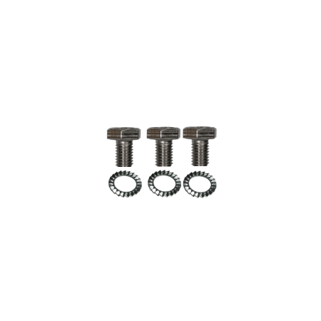 LOT DE 3 VIS TH  7X12 AVEC RONDELLES FIXATION VOLANT