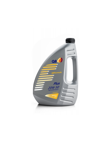 HUILE MOTEUR 4 LITRES Q8 FORMULA PLUS  20W50...