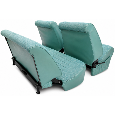 GARNITURES AMI8 BREAK 2EME GÉNÉRATION 2 SIÈGES AV.+ BANQUETTE AR. VERT DIAMANTE