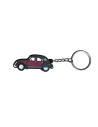 PORTE CLE 2CV CHARLESTON BORDEAUX ET NOIR