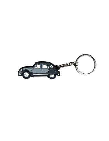 PORTE CLE 2CV CHARLESTON GRIS NOCTURNE ET GRIS...